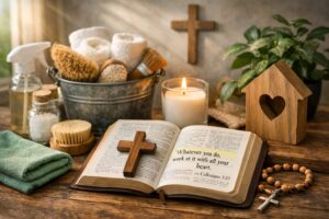 faith. Whatever you do, work at it with all your heart. Colossians 3:25